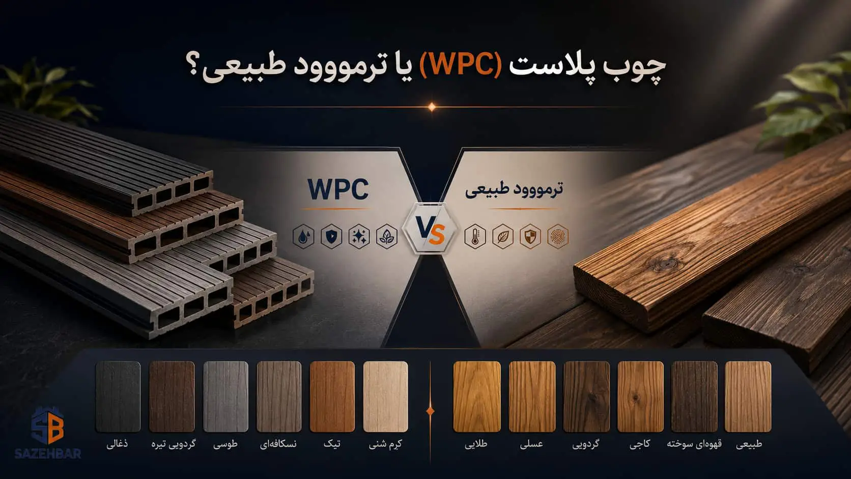 مقایسه فنی و موازنه اقتصادی: چوب پلاستیک یا ترمووود طبیعی؟