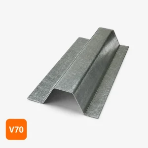 پروفیل گالوانیزه V70 مخصوص زیرسازی نمای سمنت برد