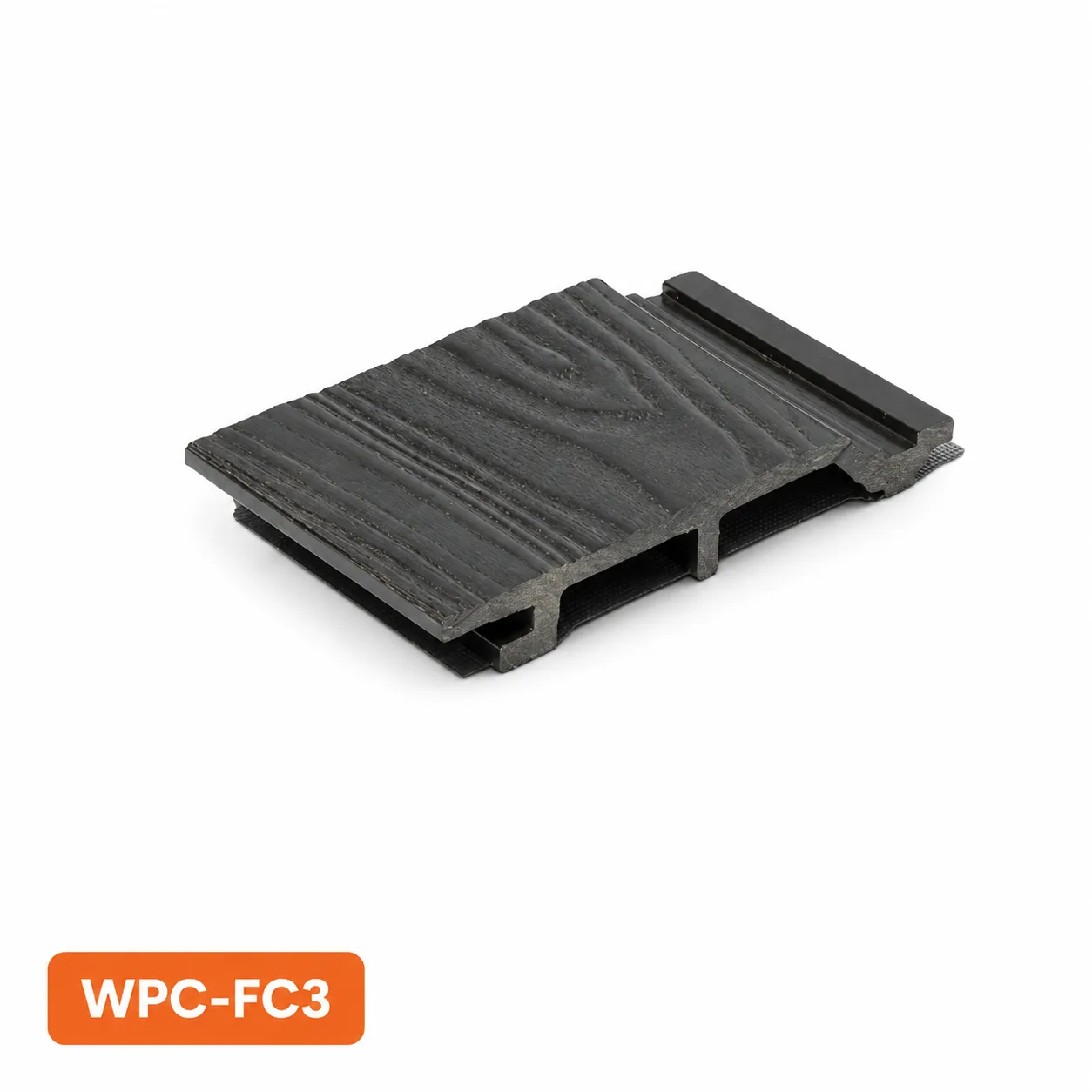 پروفیل نمای چوب پلاست FC3 چوپکس سایز 125 در 20 میلیمتر مناسب نما و کاور فضاهای بیرونی